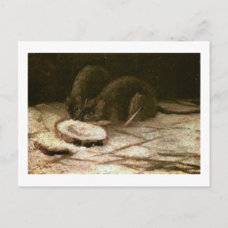 Carte Postale Deux Rats Van Gogh Art