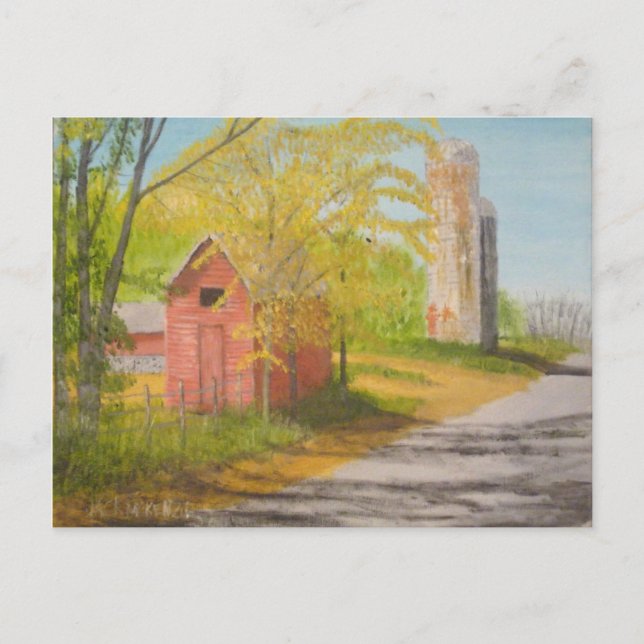 Carte Postale Deux Silos - Comté de Sussex NJ (Devant)