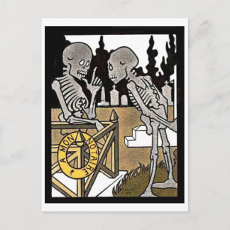 Carte postale Deux Skeletons