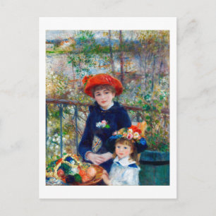 Carte Postale Deux Soeurs, Renoir