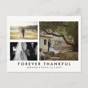 Carte Postale Deux Trois photos pour toujours Thankor Minimalist