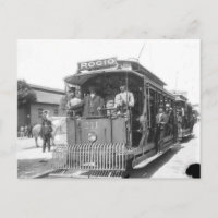 Deux voitures électriques de Lisbonne 1912