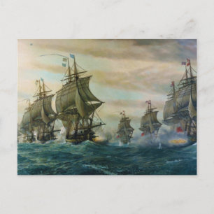 Carte Postale Deuxième bataille des Capes de Virginie