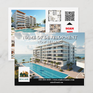 Carte Postale Développement lancement immobilier annonce immobil