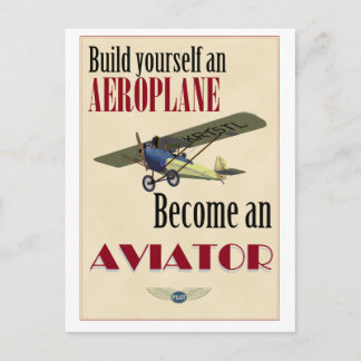 Carte Postale Devenez aviateur