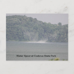 Carte Postale Déversement d'eau sur le lac Marburg