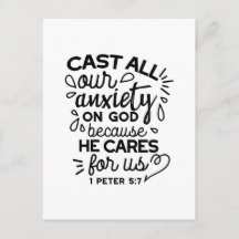Déversez toute votre anxiété – 1 Pierre 5:7 Verset