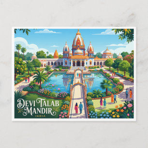 Carte Postale Devi Talab Mandir Jalandhar Inde