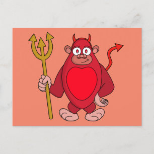 Carte Postale Devil Gorilla