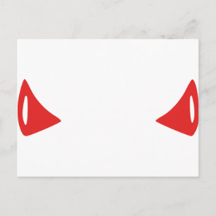 Carte Postale Devil Horns