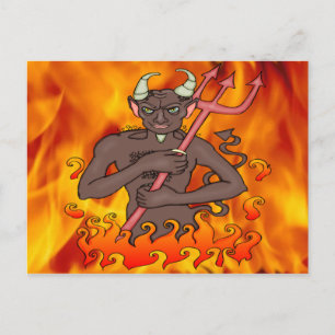Carte Postale Devil Monster