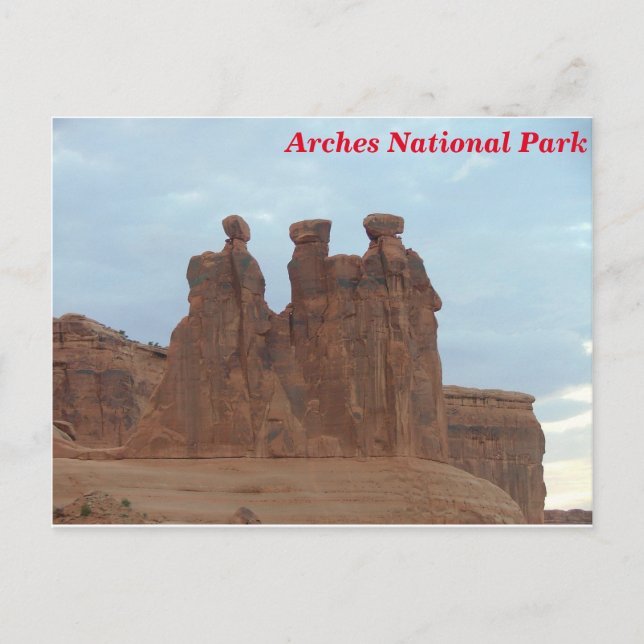 Carte Postale Devil's Garden - Parc national des Arches (Devant)