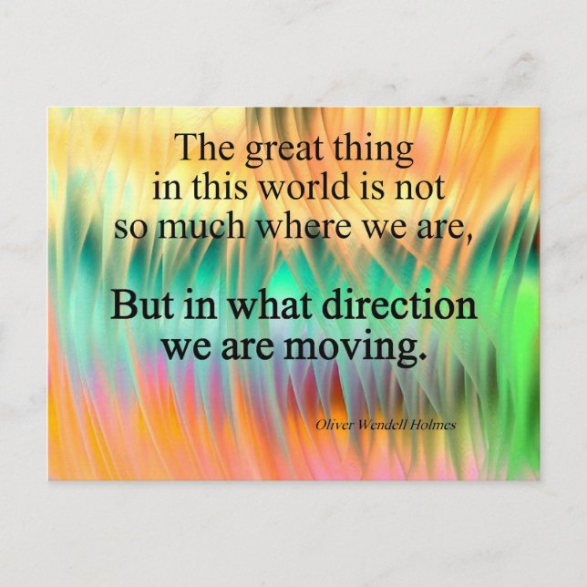 Carte Postale Devis : Direction (Devant)