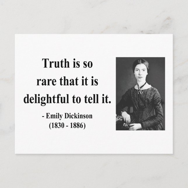 Carte Postale Devis Emily Dickinson 7b (Devant)