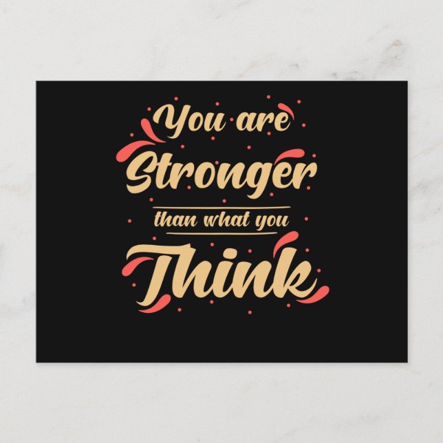 Carte Postale Devis Inspiration Valeur autonome (Devant)