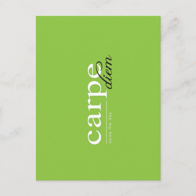 Carte Postale Devis motivationnel (Devant)