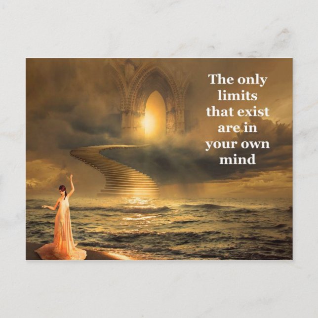 Carte Postale Devis motivationnel et inspirant (Devant)