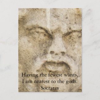 Carte Postale DEVIS Socrates