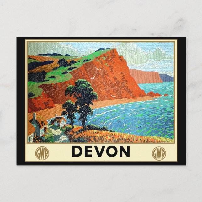 Carte Postale Devon Angleterre (Devant)