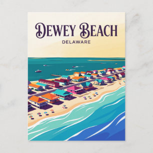 Carte Postale Dewey Beach États-Unis