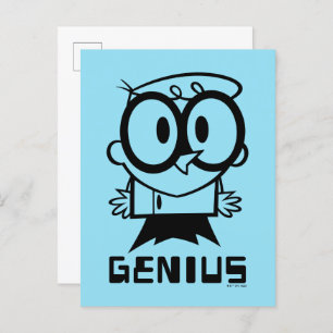 Carte Postale Dexter "Genius" - Graphique en bref