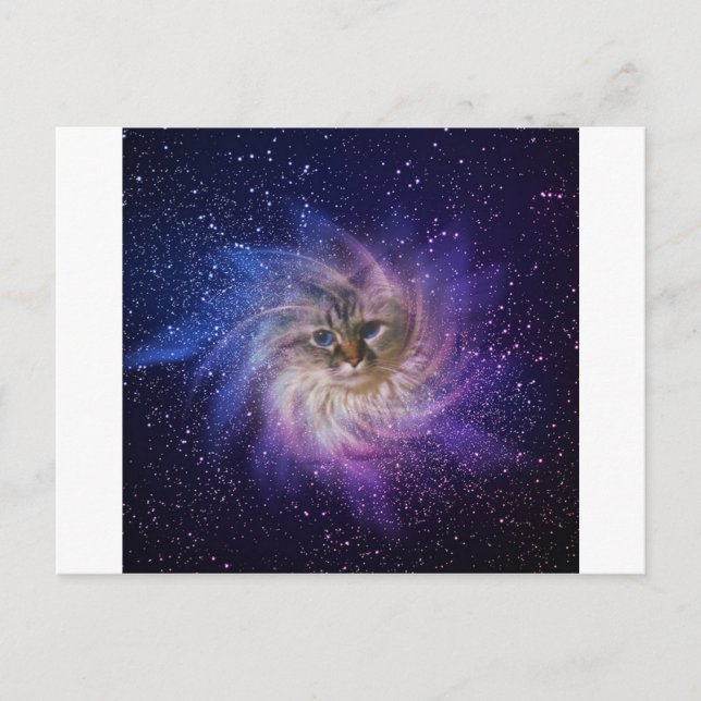 Carte Postale Deziz World Signature Purple Nebula Photo (Devant)