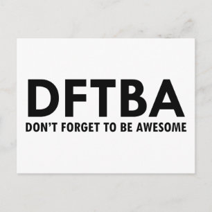CARTE POSTALE DFTBA