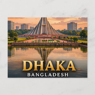 Carte Postale Dhaka Bangladesh Asie du Sud Capitale 📍
