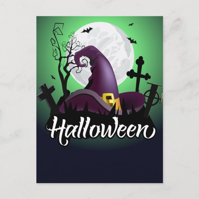 Carte postale d'Halloween (Devant)
