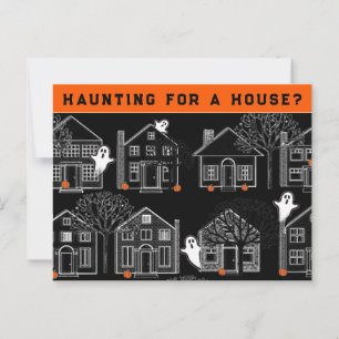 Carte postale d'Halloween d'octobre pour agent imm