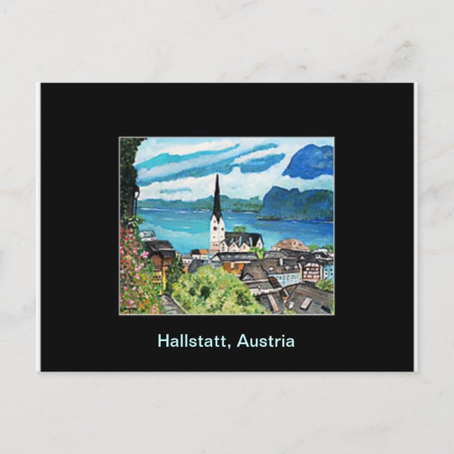 Carte postale d'Hallstatt, Autriche (Devant)