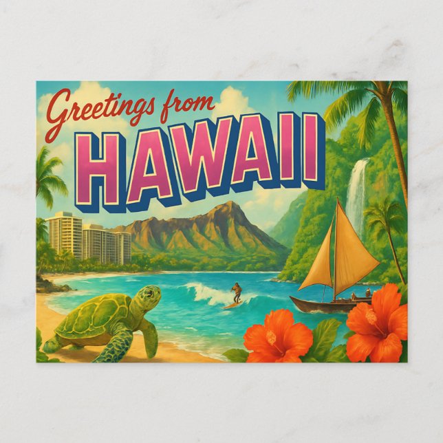 Carte postale d'HAWAÏ (Devant)