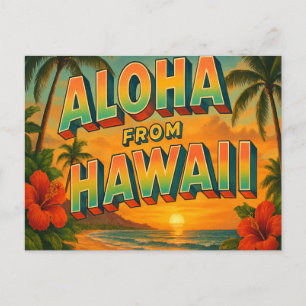 Carte postale d'Hawaii