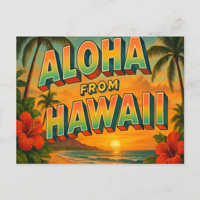 Carte postale d'Hawaii (Devant)
