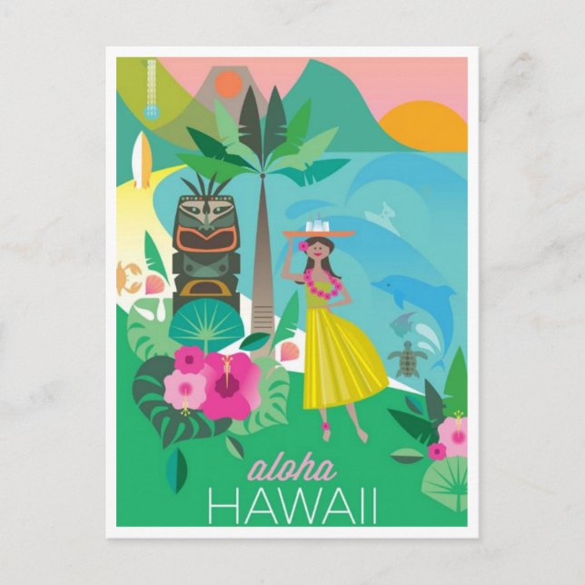 Carte postale d'Hawaii (Devant)