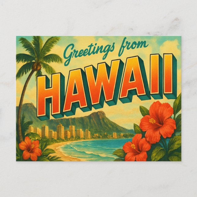Carte postale d'Hawaii (Devant)