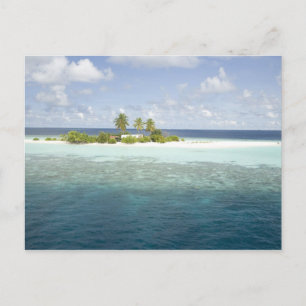 Carte Postale Dhiggiri, Atoll d'Ari Sud, Maldives,