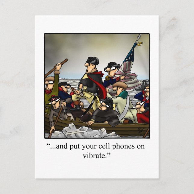 Carte postale d'humour patriotique (Devant)