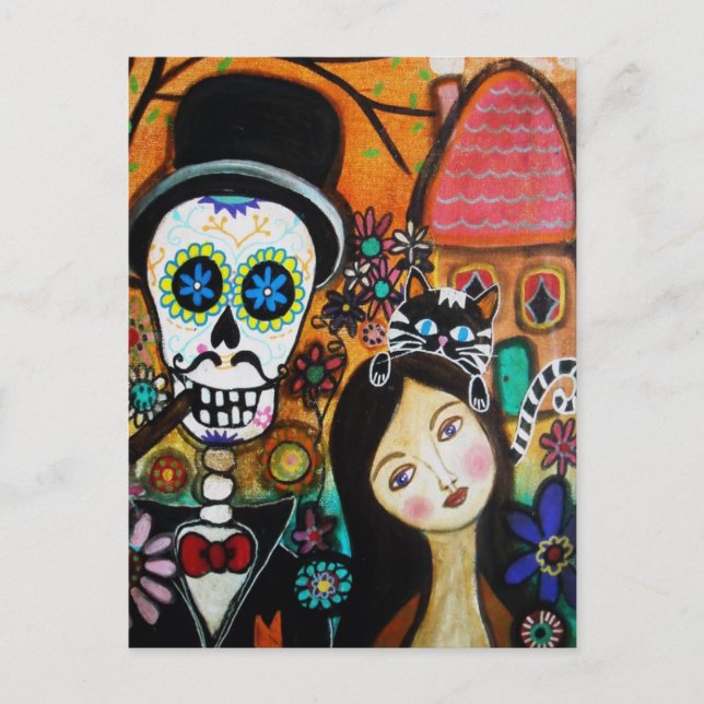 CARTE POSTALE DIA DE LOS MUERTOS (Devant)