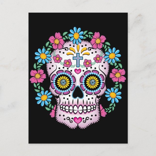 Carte Postale Dia de los Muertos (Devant)