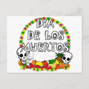 Carte Postale Dia De Los Muertos