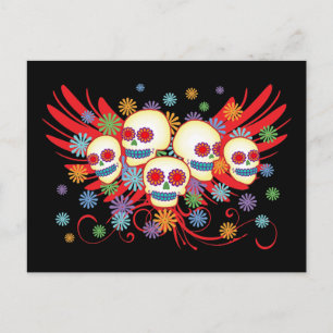 Carte postale Dia de los Muertos