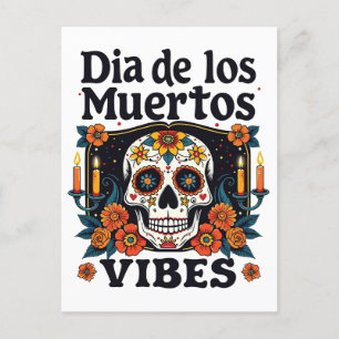 Carte Postale Día De Los Muertos Vibes Oaxaca Jour des Morts