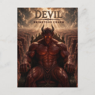 Carte Postale Diable Brimstone Chasm Dark Cinéma