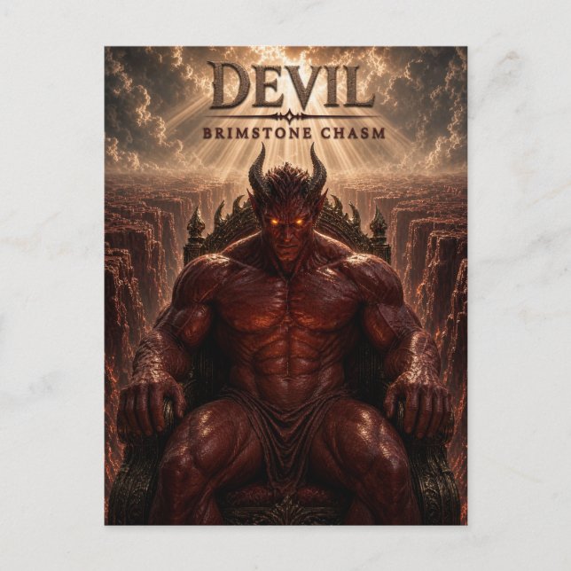 Carte Postale Diable Brimstone Chasm Dark Cinéma (Devant)