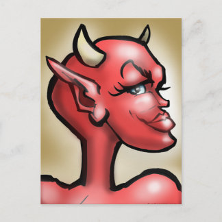 Carte Postale Diable de femme