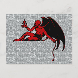 Carte Postale Diable vintage