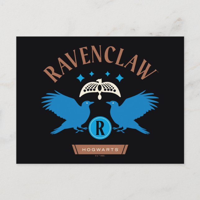 Carte Postale Diadème Double Aigle de la Maison RAVENCLAW™ Graph (Devant)