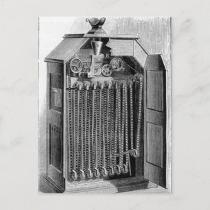 Carte Postale Diagramme Kinetoscope