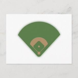 Carte Postale Diamant de baseball :